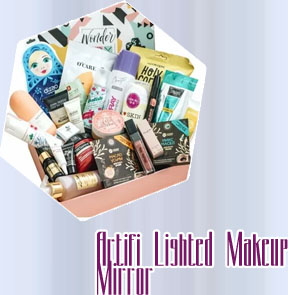 Beauty box light up mirror