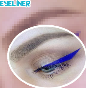 Colorful waterline eyeliner