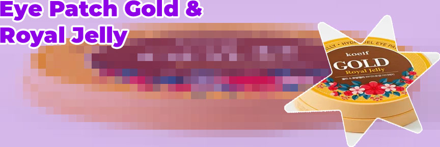Gold royal jelly eye patch