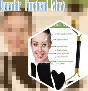 Gua sha for forehead wrinkles