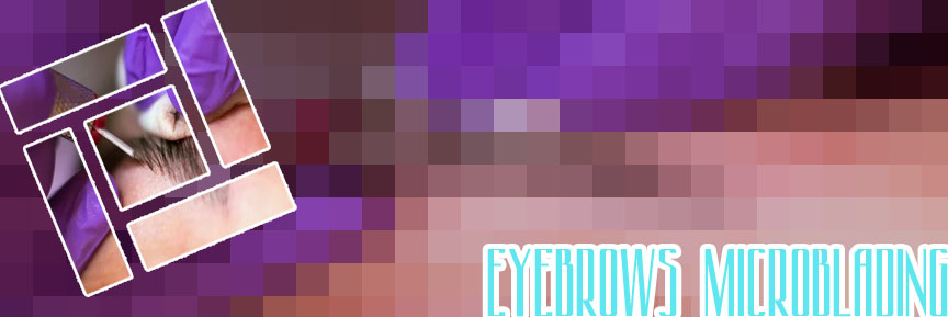 Permanent makeup microblading brows