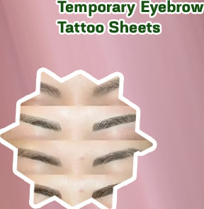 Tattoo transfer eyebrows