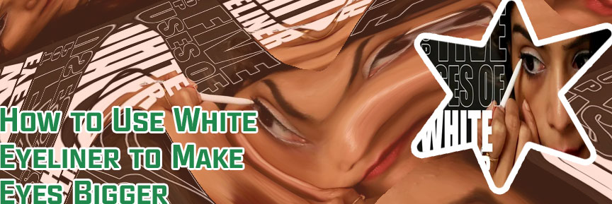 Using white eyeliner