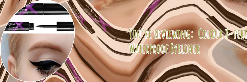 Waterproof eyeliner max factor