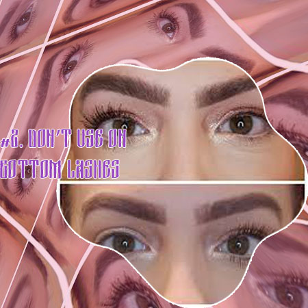 How to apply lash serum to bottom lashes