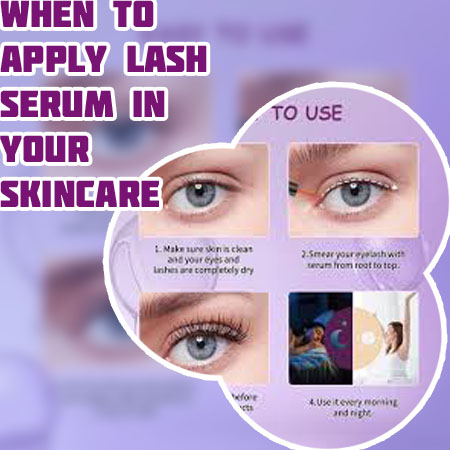 Where to apply lash serum